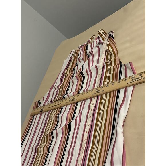 Apt.9 Women's Size XL Sleeveless Striped Tie Back Shift Dress High Neck Pullover - Picture 11 of 11